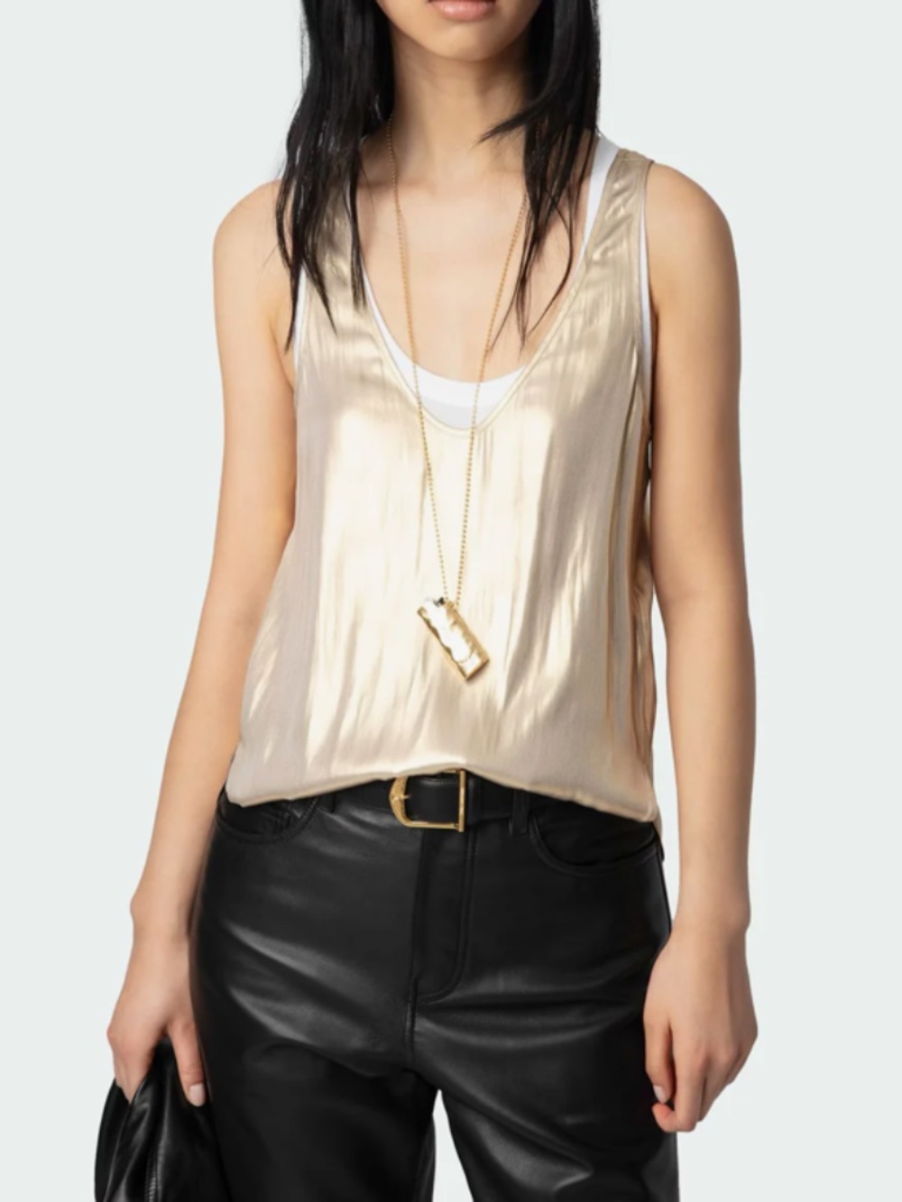 Zadig and Voltaire Tarys Satin Tank